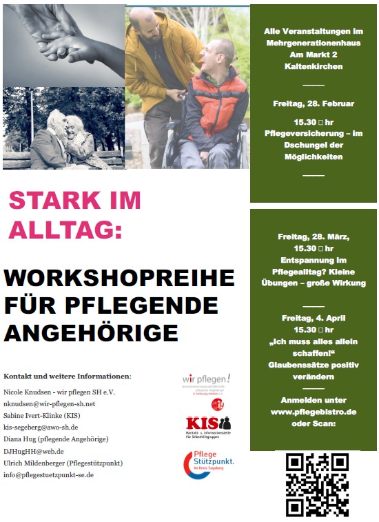 You are currently viewing Stark im Alltag: Workshopreihe für pflegende Angehörige