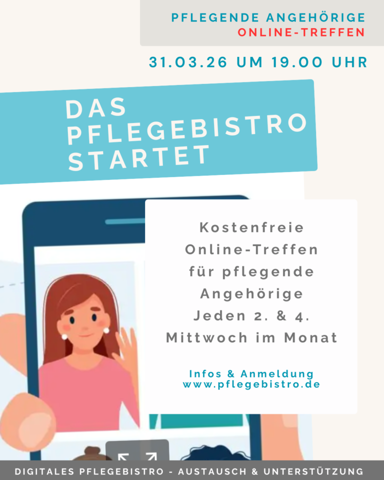 Neue Veranstaltungen im Pflegebistro